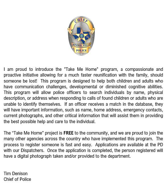 Take Me Home Project